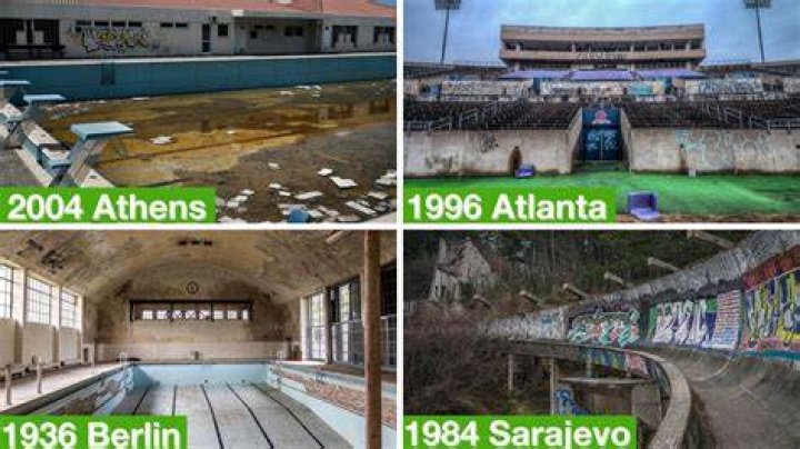 Abandoned Olympics Changing Room